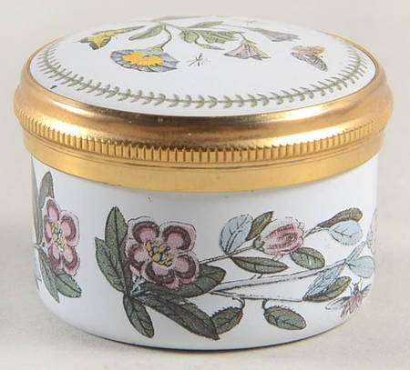 Botanic Garden 1" Round Enamel Box & Lid