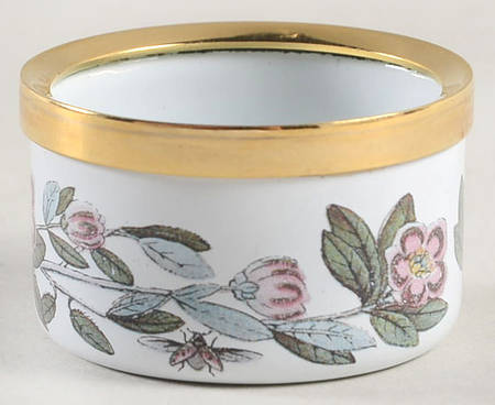Botanic Garden 1" Round Enamel Box-No Lid