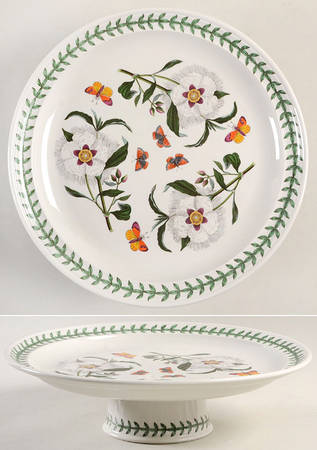 Botanic Garden 10" D Pedestal Cake Stand
