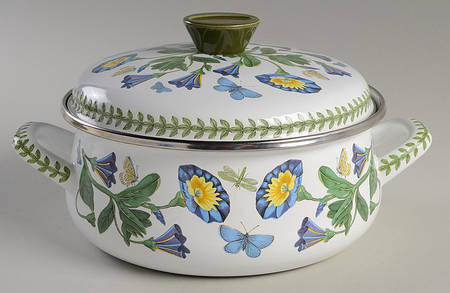 Botanic Garden 3 Quart Metal Covered Casserole