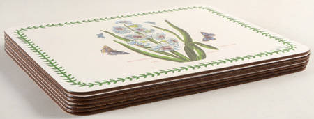Botanic Garden (Set of 6 Motif) Corkboard Placemats
