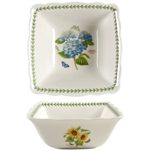 Botanic Garden 10" Square Vegetable Bowl