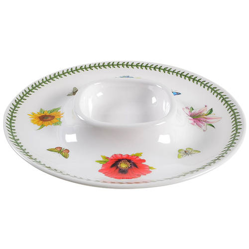 Botanic Garden 1 Piece Melamine Chip & Dip