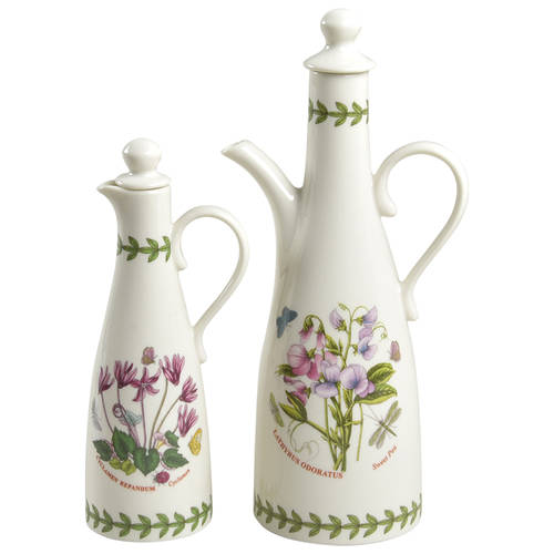 Botanic Garden New Shape Handled Vinegar and Oil Set