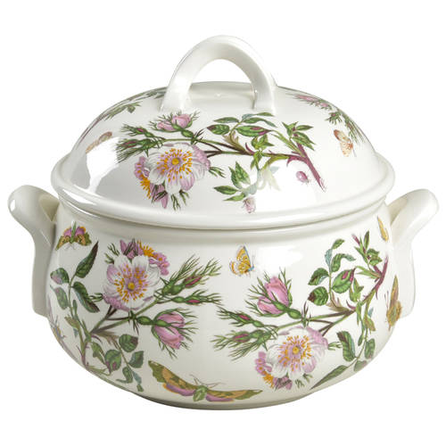 Botanic Garden 3 Qt Round Romantic Shape Covered Casserole by Portmeirion