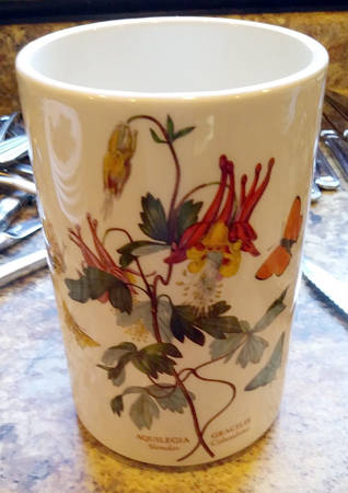 Botanic Garden 6" China Bathroom Tumbler