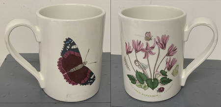 Botanic Garden 1972 Flower & Butterfly Mug