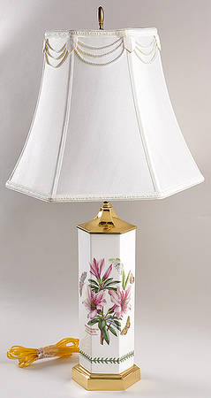 Botanic Garden 26" Electric Lamp & Shade