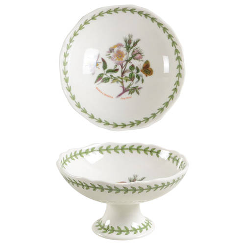 Botanic Garden Sorbet/Dip Bowl-Footed/Scallop
