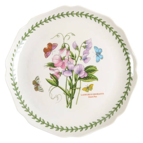 Botanic Garden Chip/Dip Plate (Footed Scalloped Sorbet/Dip Bowl)