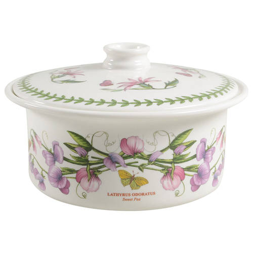 Botanic Garden 1.75 Qt Drum Round Covered Casserole by Portmeirion