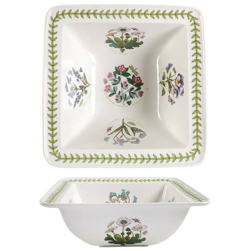 Botanic Garden 10" Square Salad Serving Bowl
