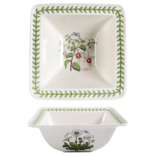 Botanic Garden 8" Square Salad Serving Bowl