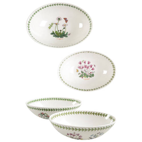 Botanic Garden Oval Nesting Bowl (1 Each 8" & 9")