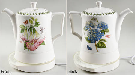 Exotic Botanic Garden Electric Kettle w/Lid & Base