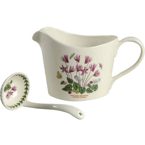 Botanic Garden 16 Oz Sauce Jug & Mini Ladle Set