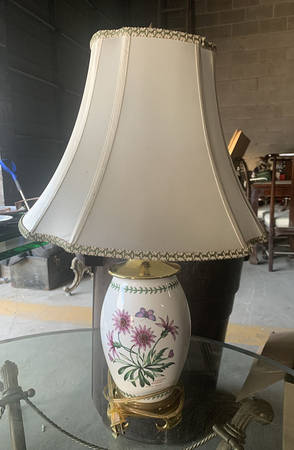 Botanic Garden 23" Canton Vase Lamp & Shade