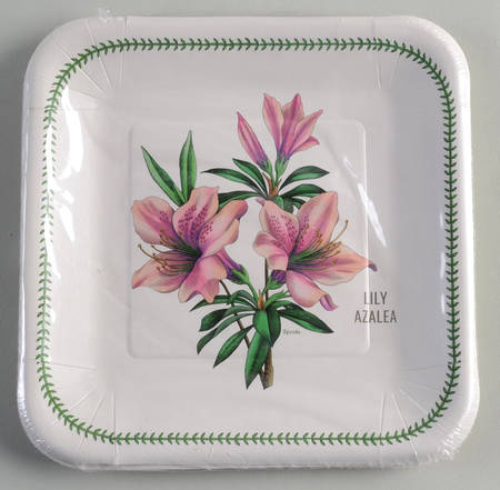 Botanic Garden (Pack of 8) Square Paper Luncheon/Dessert Plates
