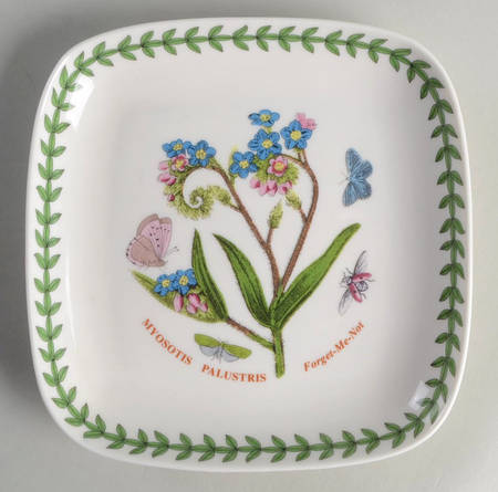 Botanic Garden Square Bread & Butter Plate