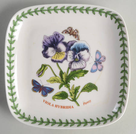 Botanic Garden Square Bread & Butter Plate