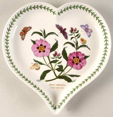 Botanic Garden Heart Shaped Dish