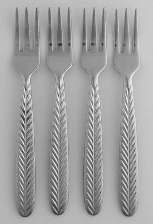 Botanic Garden All Stainless Cocktail Fork - Set of 4