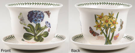 Botanic Garden 5" Flower Pot & Underplate