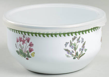 Botanic Garden Bowl-Metal 5 3/4" with Plastic Lid