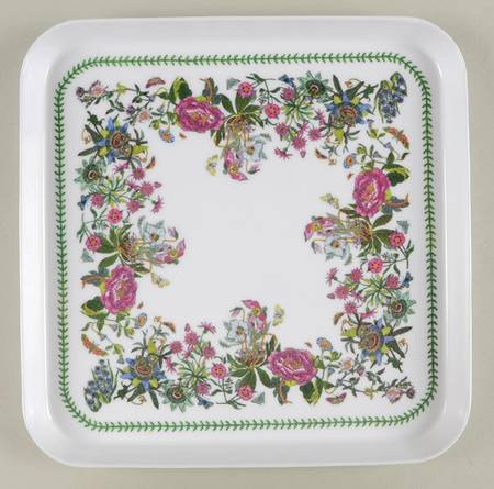 Botanic Garden 11" Square Melamine Tray