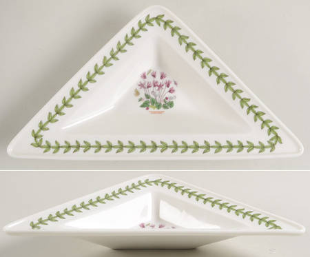 Botanic Garden 10" Triangular Plate-Part of Entertainment Set