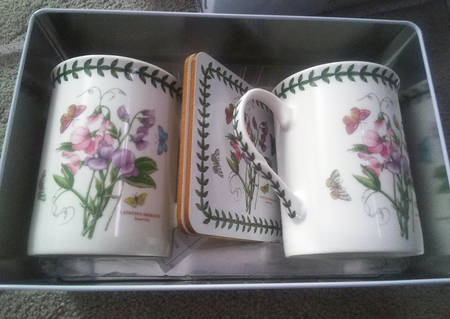 Botanic Garden (5 Piece) Mug, Coaster & Tin Set
