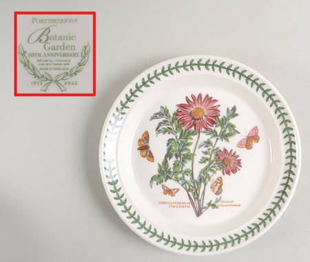 Botanic Garden Salad Plate w/50th Anniversary Backstamp