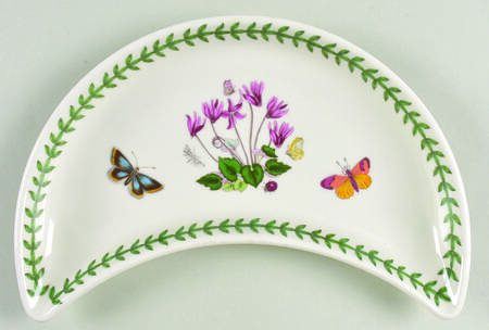 Botanic Garden Crescent Salad Plate