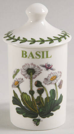 Botanic Garden Basil Spice Jar & Lid