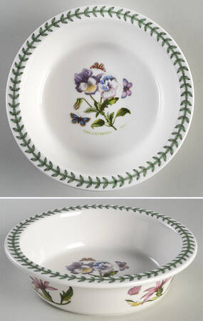 Botanic Garden 7" Round Pie Baking Plate Fire & Ice