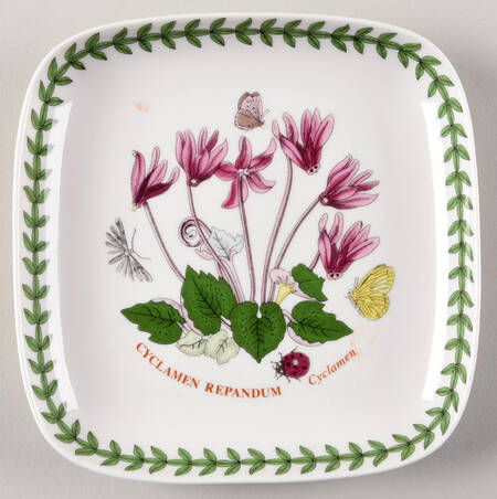 Botanic Garden Square Bread & Butter Plate