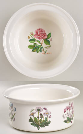 Botanic Garden 1.75 Qt Drum Round Casserole No Lid by Portmeirion