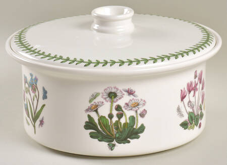 Botanic Garden 1.75 Qt Drum Round Covered Casserole