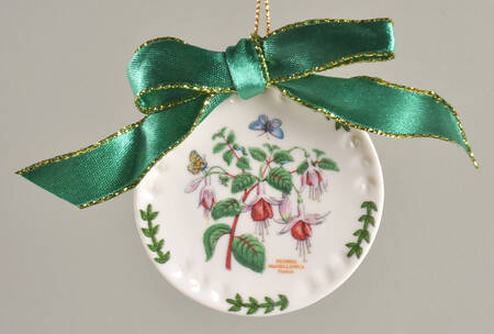Botanic Garden Plate Shape Ornament