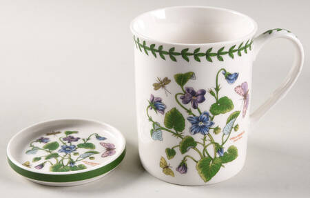 Botanic Garden Mug & Green Band Coaster Set