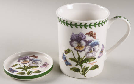 Botanic Garden Mug & Green Band Coaster Set