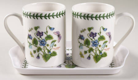 Botanic Garden Mug & Melamine Tray Set (2 Mugs)