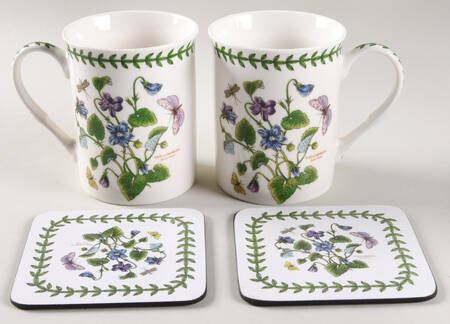 Botanic Garden Mug & Square Coaster Set (2 each)