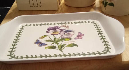 Botanic Garden 8" Scatter Rectangular Melamine Tray