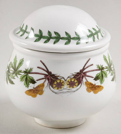 Botanic Garden Romantic Sugar Bowl & Lid