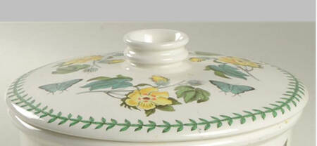 Botanic Garden Lid for 1.5 Qt Drum Shaped Rd Cov Casserole