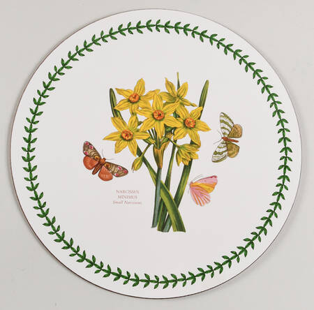 Botanic Garden Placemat-Corkboard/Round