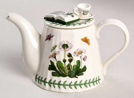 Botanic Garden Figural Teapot & Lid