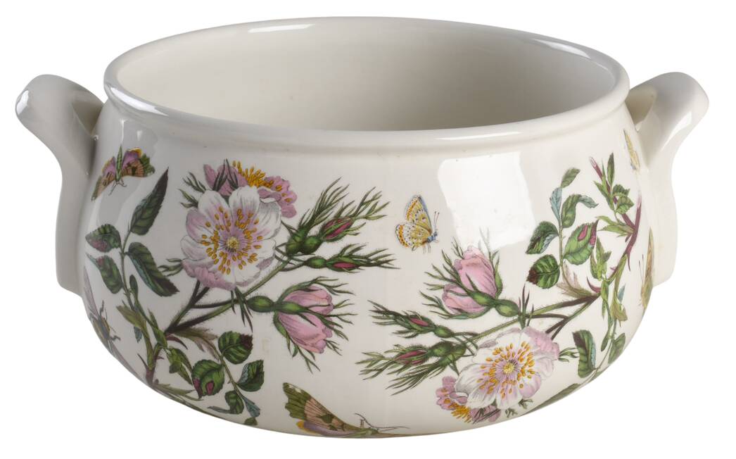 Botanic Garden 4 Qt Rd Romantic Shaped Casserole No Lid