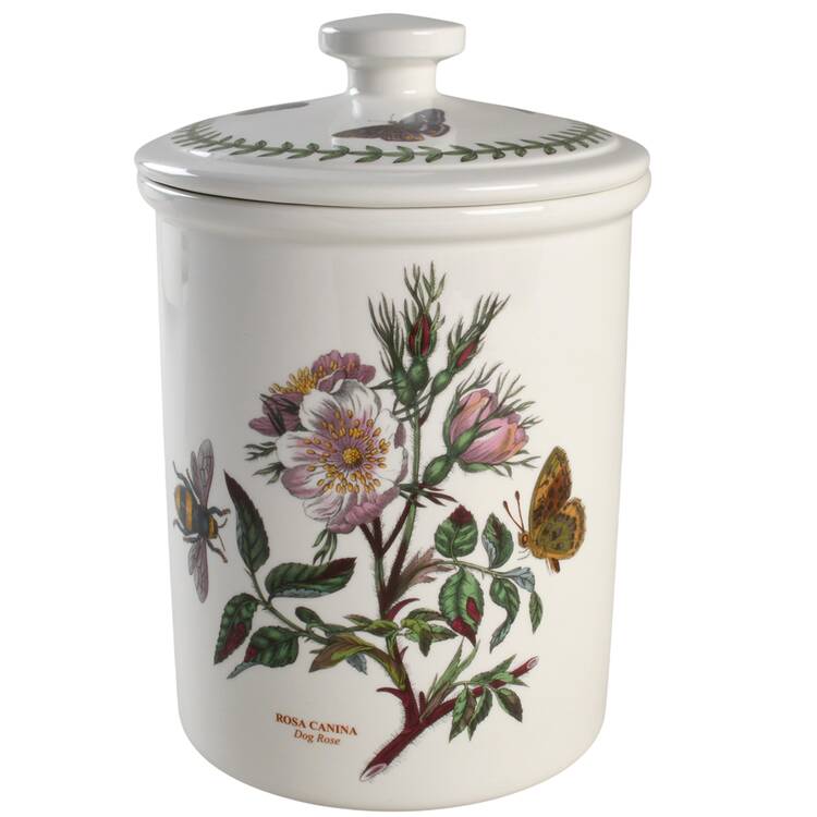 Botanic Garden 8" Storage Crock & Lid